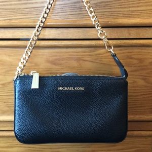 Michael Kors Short Strap Black leather purse